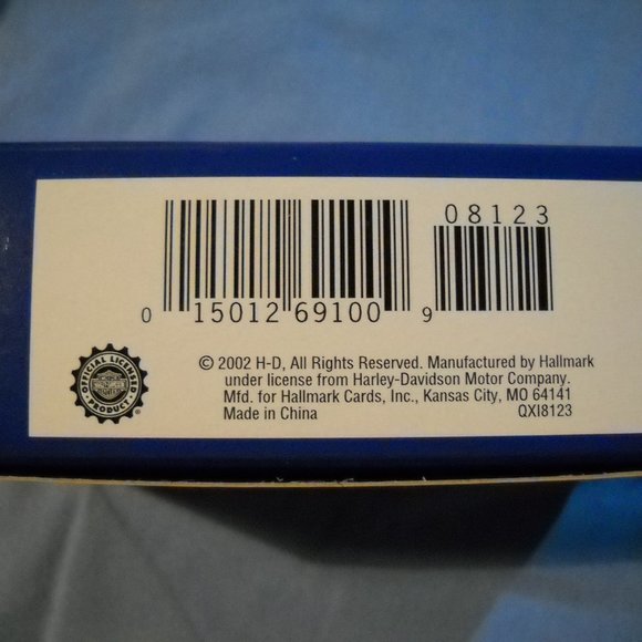 VINTAGE 2002 Hallmark Harley Davidson 1971 FX1200 Super Glide MIB - Picture 4 of 4